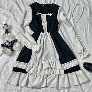 Black and White Lolita Dress